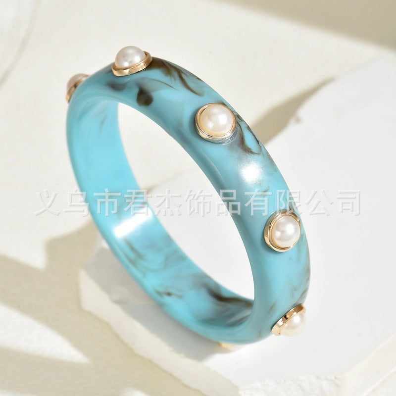 Wholesale Resin Pearl Shell Bracelet